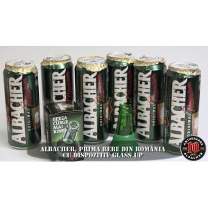 Bere Blonda Albacher 0.5 L, 24 Buc/Bax, Doza, Bere Blonda, Bere cu Alcool, Bere ALBACHER, Bere la Doza, Bere Blonda la 0.5L, ALBACHER la 0.5L, ALBACHER Blonda, Bere Blonda la Doza