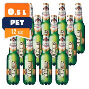 Bere Blonda Albacher 0.5 L, 12 Buc/Bax, PET, Bere Blonda, Bere cu Alcool, Bere ALBACHER, Bere la Pet, Bere Blonda la 0.5L, ALBACHER la 0.5L, ALBACHER Blonda, Bere Blonda la Pet
