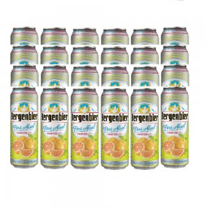 Bere Fara Alcool Fresh Grapefruit, Bergenbier, 24 Buc/Bax, 0.5 L, Doza, Bere Fara Alcool la Doza,  Bere cu Aroma Fructata, Bere Fara Alcool Grapefruit, Bergenbier Bere Grapefruit, Bere la Doza Blonda
