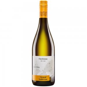 Vin Alb Sec Chardonnay Cricova Orasul Subteran, 11.5% Alcool, 0.75 l, Vinuri Albe, Vin Sec, Vinuri Seci, Vinuri Cricova, Vin Chardonnay, Vinuri Chardonnay, Vin Sec Chardonnay, Vin Sec Alb