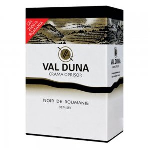 Vin Rosu Demisec Val Duna Noir de Roumanie, 5 L, 12.5% Alcool, Vinuri Rosii, Vinuri Demiseci, Cupaj Vin Rosu, Cupaj Vinuri Rosii, Vin Val Duna, Vinuri Val Duna, Vin Demisec, Vin Demisec Rosu, Vin la Cutie, Vinuri la Cutie, Vin Bag in Box, Bag in Box Rosu