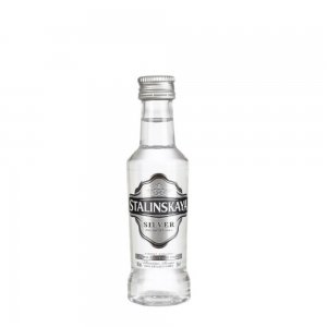 Vodka Stalinskaya Silver, 50 ml, Bauturi Alcoolice, Vodca Stalinskaya Silver 50 ml, Sticla de Vodka Stalinskaya Silver 50 ml, Stalinskaya Vodka, Bauturi cu Alcool, Sticla de Vodka Stalinskaya