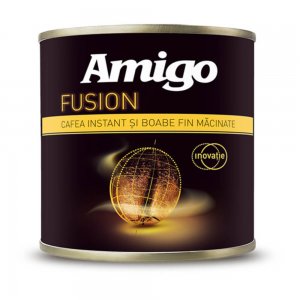 Cafea Solubila Amigo Fusion, 90g, Cafea in Badog, Cafea in Badog Amigo, Cafea Instanta Amigo, Cafea Solubila Cofeinizata, Cafea cu Cofeina, Cafea cu Cofeina Amigo, Cafea Solubila Aromata, Cafea Solubila Buna