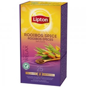Ceai Lipton Rooibos Spice Infusion, 25 Plicuri/Cutie, Plicuri Ceai Rooibos Lipton, Plicuri Ceai Lipton, Ceai Lipton Infuzie Rooibos, Plicuri de Ceai Lipton Infuzie de Rooibos, Cutie Plicuri Ceai Lipton, Plic Ceai Infuzie Rooibos, Cutii Ceaiuri Lipton