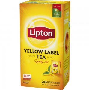 Ceai Negru Lipton Yellow Label, 25 Plicuri/Cutie, Ceai Clasic Lipton Yellow Label, Ceai Negru Aromat, Ceai Negru Clasic Lipton, Ceai Negru Original Lipton, Ceai Original Lipton Yellow Label, Plicuri de Ceai Negru, Cutie Plicuri Ceai Negru