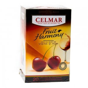 Cutie 20 Plicuri Ceai de Visine si Rom Celmar Fruit Harmony, Ceai Visine, Ceai Rom, Ceai Plicuri, Ceaiuri la Plic, Ceaiuri de Visine, Ceaiuri Visine, Ceai Plic Visine, Ceai Rom, Visine Ceai, Ceai din Visine, Ceai la Plic, Infuzie Visine