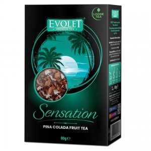 Ceai Pina Colada Evolet Sensation, 80 g, Ceai Vrac, Ceaiuri Vrac, Ceaiuri Fructe Exotice, Ceaiuri Evolet, Ceai Fructe Vrac, Infuzie Ceai de Fructe, Ceai Infuzie, Infuzii Ceai Fructe, Infuzie Plante, Infuzii Plante, Ceaiuri Plante, Ceai din Plante
