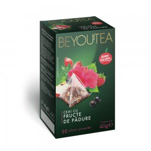 Cutie 20 Piramide Ceai cu Fructe de Padure BEYOUTEA, Ceai cu Fructe, Piramide de Ceai, Piramide Ceai de Fructe de Padure, Ceai Fructe de Padure BEYOUTEA, Piramide Ceai Fructe de Padure, Ceai cu Fructe Rosii, Ceaiuri Fructe Padure, Infuzie Fructe de Padure