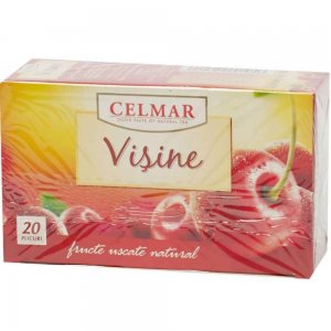 Cutie 20 Plicuri Ceai de Visine Celmar, Ceai Visine, Ceai Plicuri, Ceaiuri la Plic, Ceaiuri de Visine, Ceaiuri Visine, Ceai Plic Visine, Visine Ceai, Ceai din Visine, Ceai la Plic, Infuzie Visine, Ceai Infuzie, Infuzie de Visine, Infuzie Plante