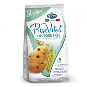 Biscuiti din Orez cu Bucati de Ciocolata Riso Vital, 350g, Biscuiti fara Lactoza cu Ciocolata, Biscuiti Vegani, Biscuiti Naturali, Biscuiti cu Faina de Orez, Biscuiti cu Ciocolata, Biscuiti cu Bucati de Ciocolata, Biscuiti Riso Vital