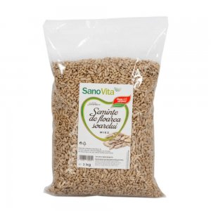 Seminte de Floarea-Soarelui Sano Vita, 1KG, Gustari Sanatoase, Seminte pentru Salate, Seminte Naturale, Punga de Seminte Sano-Vita
