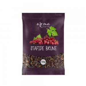 Stafide Aroma Spice, 12 Pachete x 100g, Stafide, Stafide Brune, Stafide Uscate, Stafide Dezhidratate, Stafide Ambalate, Stafide Deserturi, Stafide pentru Prajituri 