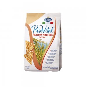 Nachos Paprika Riso Vital Riso Scotti, 60 g, Riso Scotti Nachos, Nachos Paprika Riso Scotti, Nachos Riso Vital Paprika, Nachos BIO, Riso Vital Nachos Riso Scotti