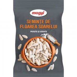 Seminte de Floarea Soarelui Albe MOGYI, Prajite si Sarate, 80 g, Seminte Prajite, Seminte Prajite Albe, Seminte Prajite in Coaja, Seminte Prajite si Sarate, Seminte Albe Prajite, Seminte Albe de Floarea Soarelui, Seminte Albe Sarate