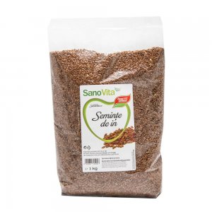 Seminte de In Sano Vita, 1KG,  Seminte pentru Salate, Seminte Naturale, Punga de Seminte Sano-Vita, Punga de In pentru Salate