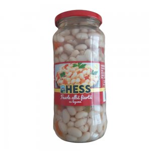 Fasole Alba Fiarta cu Legume Naturavit Hess, 580 ml Fasole Alba Fiarta cu Legume Naturavit Hess, 580 ml