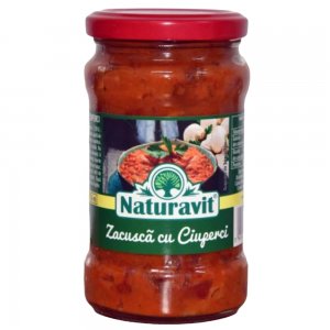 Zacusca cu Ciuperci Naturavit, 314 ml Zacusca cu Ciuperci Naturavit, 314 ml