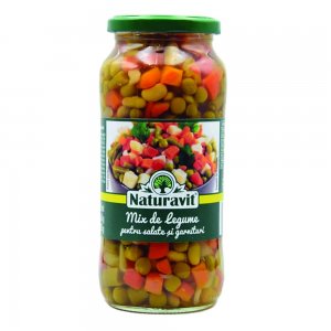 Mix Legume pentru Salate si Garnituri Naturavit, 580 ml Mix Legume pentru Salate si Garnituri Naturavit, 580 ml