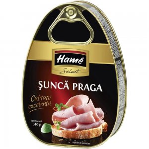 Sunca Praga Hame, 340 g, Sunca de Praga Hame, Conserva cu Sunca de Praga, Conserva Sunca Praga, Hame Sunca Praga, Conserve Hame, Conserva Hame, Gustare Hame, Gustari Hame, Carne la Conserva, Conserva de Carne, Conserva cu Carne, Sunca la Conserva