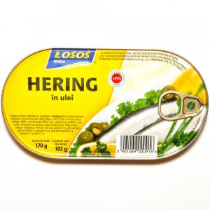 Hering in Ulei Losos Ustka, 170 g Hering in Ulei Losos Ustka, 170 g
