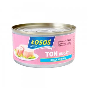 Ton Bucati in Suc Propriu Losos Ustka, 160 g Ton Bucati in Suc Propriu Losos Ustka, 160 g