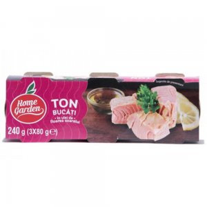 Ton Bucati in Ulei, Home Garden, 3 Buc/Set, 80 g, Conserva de Peste, Conserva de Ton Home Garden, Conserva de Ton in Ulei  Home Garden, Conserva de Ton Bucati, Conserva Peste 170 g, Home Garden Ton in Ulei Ton Bucati in Ulei, Home Garden, 3 Buc/Set, 80 g, Conserva de Peste, Conserva de Ton Home Garden, Conserva de Ton in Ulei  Home Garden, Conserva de Ton Bucati, Conserva Peste 170 g, Home Garden Ton in Ulei
