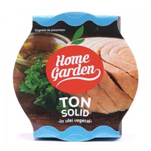 Ton Solid Home Garden, 170 g, Ton, Ton Solid, Home Garden, Peste Ton, Peste Solid, Bacanie, Conserve,  Ton Solid Home Garden, 170 g, Ton, Ton Solid, Home Garden, Peste Ton, Peste Solid, Bacanie, Conserve,