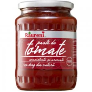 Pasta de Tomate Raureni, 720 g, Raureni Pasta de Tomate, Pasta de Rosii, Pasta de Tomate, Sos de Tomate, Raureni Pasta de Tomate fara Zahar, Pasta de Tomate fara Conservanti, Pasta de Tomate Naturala