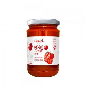 Pasta de Tomate Raureni, 320 g, Raureni Pasta de Tomate, Pasta de Rosii, Pasta de Tomate, Sos de Tomate, Raureni Pasta de Rosii, Pasta de Tomate fara Conservanti, Pasta de Tomate Naturala