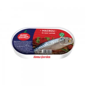 Macrou in Sos Tomat, Home Garden, 170 g, Conserva de Macrou, Macrou in Sos Home Garden, Home Garden Macrou la Conserva, Conserva de Peste Home Garden, Macrou in Sos de Rosii Macrou in Sos Tomat, Home Garden, 170 g, Conserva de Macrou, Macrou in Sos Home Garden, Home Garden Macrou la Conserva, Conserva de Peste Home Garden, Macrou in Sos de Rosii
