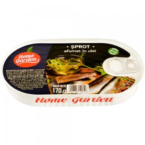 Sprot in Sos Tomat, Home Garden, 170 g, Peste in Conserva, Conserva de Sprot de la Home Garden, Home Garden Conserve Peste in Sos Tomat, Conserva de Peste 170 g, Sprot in Sos de Rosii Sprot in Sos Tomat, Home Garden, 170 g, Peste in Conserva, Conserva de Sprot de la Home Garden, Home Garden Conserve Peste in Sos Tomat, Conserva de Peste 170 g, Sprot in Sos de Rosii