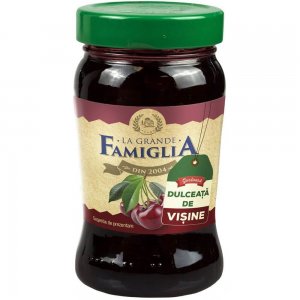 Dulceata de Visine La Grande Famiglia, 360 g, Dulceata de Visine Famiglia, Dulceata La Grande Famiglia, Dulceata Famiglia, Gem de Visine La Grande Famiglia, Gem de Visine Famiglia, Gem La Grande Famiglia, Gem Famiglia