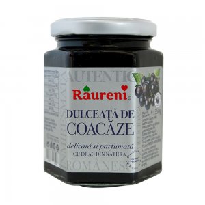 Dulceata de Coacaze Raureni, 350 g, Dulceata Coacaze, Dulceata din Coacaze, Dulceata Raureni, Dulceata Raureni Coacaze, Coacaze Dulceata, Borcan Dulceata, Borcan Dulceata de Coacaze