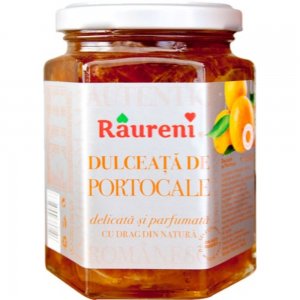 Dulceata de Portocale Raureni, 350 g, Dulceata Portocale, Dulceata din Portocale, Dulceata Raureni, Dulceata Raureni Portocale, Portocale Dulceata, Borcan Dulceata, Borcan Dulceata de Portocale