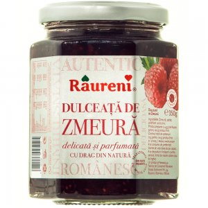 Dulceata de Zmeura Raureni, 350 g, Dulceata Zmerua, Dulceata din Zmeura, Dulceata Raureni, Dulceata Raureni Zmeura, Zmeura Dulceata, Borcan Dulceata, Borcan Dulceata de Zmeura