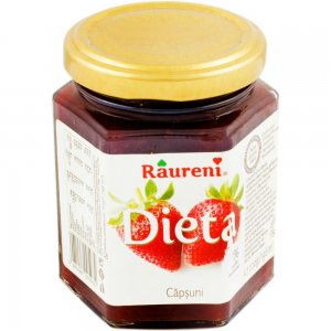 Gem de Capsuni Dietetic Raureni, 220 g, Gem Capsuni Dieta, Gem din Capsuni, Gem Raureni, Gem Raureni de Capsuni Dieta, Gem Capsuni, Borcan de Gem de Capsuni, Borcan Gem de Capsuni, Gem de Capsuni Dietetic