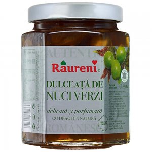 Dulceata de Nuci Verzi Raureni, 250 g, Dulceata Nuci Verzi, Dulceata din Nuci Verzi, Dulceata Raureni, Dulceata Raureni Nuci Verzi, Nuci Verzi Dulceata, Borcan Dulceata, Borcan Dulceata de Nuci Verzi
