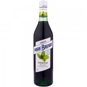 Sirop cu Aroma de Menta Marie Brizard, 0.7 l, Sirop pentru Cocktail, Sirop din Menta, Sirop Mentolat, Sirop pentru Suc din Menta, Sirop Concentrat