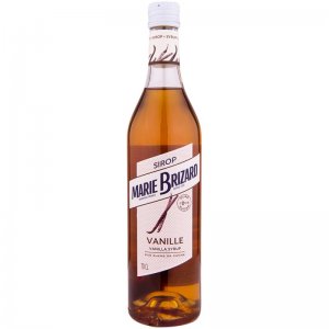 Sirop cu Aroma de Vanilie Marie Brizard, 0.7 l, Sirop pentru Cocktail, Sirop Dulce din Vanilie, Sirop Dulce Ieftin, Sirop pentru Suc din Vanilie, Sirop Concentrat