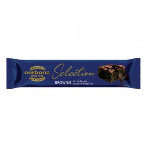 Baton de Cereale Cerbona Selection Brownie, 22 g, Baton de Cereale cu Negresa, Baton de Cereale cu Aroma de Negresa, Baton Cereale Negresa, Baton Cereale cu Negresa, Baton Cereale Cerbona Brownie, Baton de Musli cu Negresa
