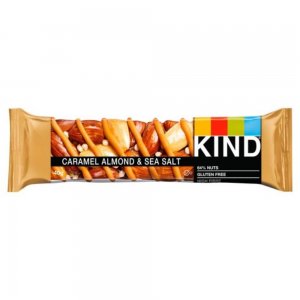 Baton Be-Kind Caramel Migdale Sare de Mare, 40g, Baton cu Caramel Migdale si Sare de Mare, Baton cu Nuci, Be-Kind Nut Bar, Baton Fara Gluten, Baton Bogat in Fibre, Baton pentru Dieta, Baton cu Migdale, Baton cu Caramel, Batoane Be-Kind