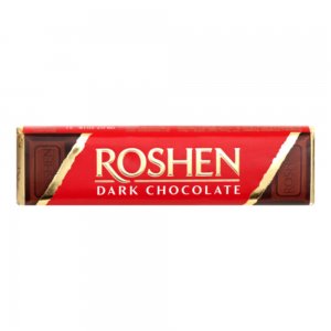 Baton de Ciocolata Neagra cu Umplutura de Fondant, Roshen , 43 g,  Baton Roshen de Ciocolata Neagra, Baton cu Umplutura, Gama Roshen Batoane, Baton de Ciocolata cu Fondant