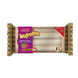 Set 18 Pachete Napolitane Spiralate cu Zmeura Wafro Set 18 Pachete Napolitane Spiralate cu Zmeura Wafro