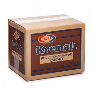 Set 30 Pachete de Biscuiti cu Crema de Cacao Tecsa Kremali, 80 g Set 30 Pachete de Biscuiti cu Crema de Cacao Tecsa Kremali, 80 g