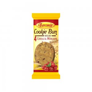 Bax 21 Pachete Biscuiti cu Cereale si Merisoare Boromir, 40 g, Fursecuri Cereale si Merisoare, Biscuiti din Cereale, Biscuiti cu Merisoare, Biscuiti cu Cereale si Fructe Uscate, Biscuiti Multicereale, Fursecuri Multicereale