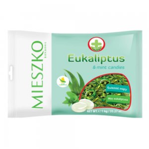 Bomboane Mentolate Mieszko Eukalyptus, 1 kg Bomboane Mentolate Mieszko Eukalyptus, 1 kg