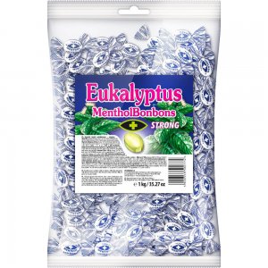 Bomboane Mentolate Extra Strong Mieszko Eukalyptus, 1 kg Bomboane Mentolate Extra Strong Mieszko Eukalyptus, 1 kg