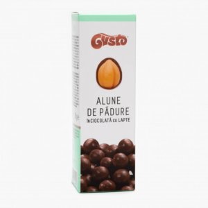 Alune de Padure in Ciocolata cu Lapte Gusto, 80 g Alune de Padure in Ciocolata cu Lapte Gusto, 80 g