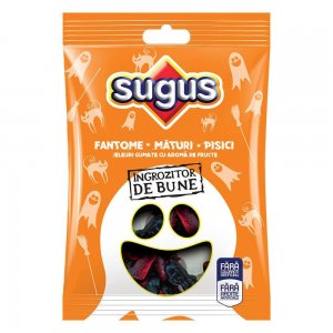 Jeleuri Sugus Halloween, 75 g, Fantome, Maturi si Pisici, Jeleuri Gumate Sugus Halloween, Jeleuri Sugus Halloween, Jeleuri cu Fructe, Jeleuri Sugus Fructe, Sugus Jeleuri Fructe, Sugus Jeleuri Halloween, Jeleuri Gumate cu Fructe, Dulciuri Sugus