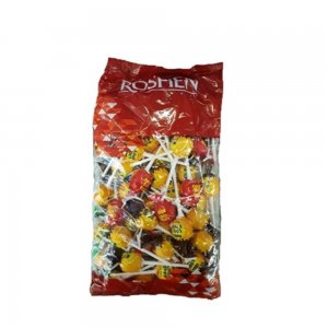 Acadele cu Gust de Fructe si Bubble Gum 48 Buc Roshen Lolli Pops, 920g, Acadele, Acadele cu Bubble Gum, Acadele cu Aroma, Acadele Roshen, Acadele Colorate, Acadele pe Bat, Acadele pe Bat Roshen 